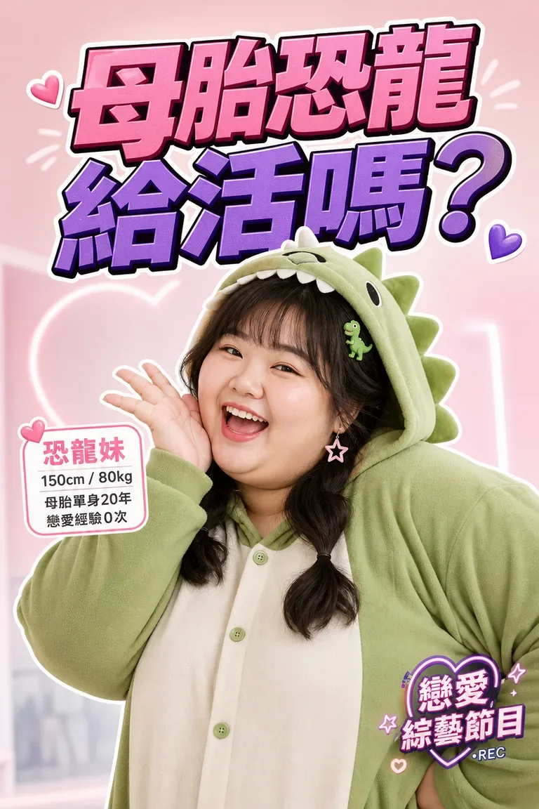 母胎恐龍給活嗎？！ 封面